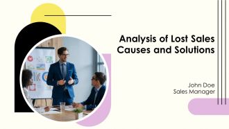 Analysis Of Lost Sales Causes And Solutions PPT Mockup AT