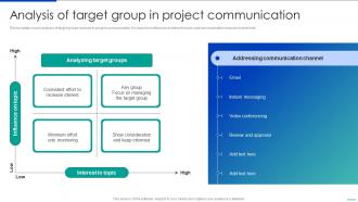 Analysis Of Target Group In Project Communication Corporate Communication Strategy