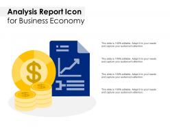 Analysis report icon for business economy