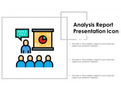 Analysis report presentation icon