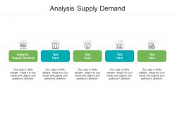 Analysis supply demand ppt powerpoint presentation gallery background image cpb