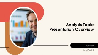Analysis Table Presentation Overview PPT Mockup AT