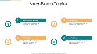 Analyst Resume Template In Powerpoint And Google Slides Cpb