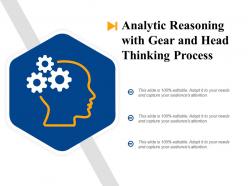Analytic Reasoning With Gear And Head Thinking Process