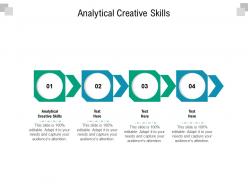 Analytical creative skills ppt powerpoint presentation infographics images cpb