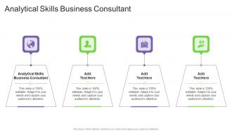 Analytical Skills Business Consultant In Powerpoint And Google Slides Cpb