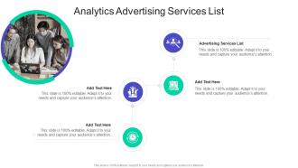 Analytics Advertising Services List In Powerpoint And Google Slides Cpb