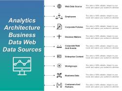Analytics architecture business data web data sources