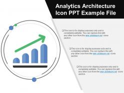 Analytics architecture icon ppt example file