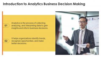 Analytics Business Decision Making Powerpoint Presentation And Google Slides ICP Informative Impressive