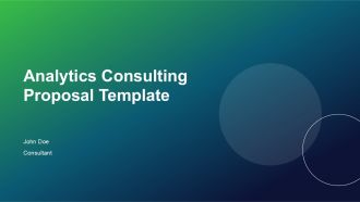 Analytics Consulting Proposal Template PPT H