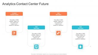 Analytics Contact Center Future In Powerpoint And Google Slides Cpb