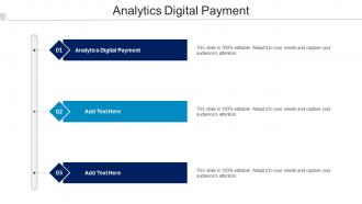 Analytics Digital Payment Ppt Powerpoint Presentation File Templates Cpb