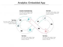 Analytics embedded app ppt powerpoint presentation infographics example cpb