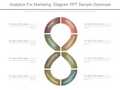 Analytics for marketing diagram ppt sample download
