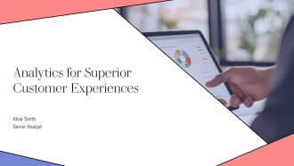 Analytics For Superior Customer Experiences PPT Guidelines AT