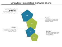 Analytics forecasting software work ppt powerpoint presentation model diagrams cpb