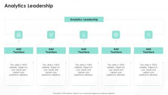 Analytics Leadership In Powerpoint And Google Slides Cpb