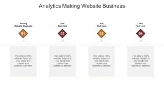 Analytics Making Website Business In Powerpoint And Google Slides Cpb