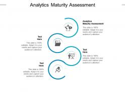 Analytics maturity assessment ppt powerpoint presentation layouts gallery cpb