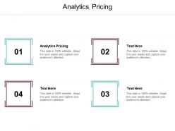 Analytics pricing ppt powerpoint presentation file outline cpb