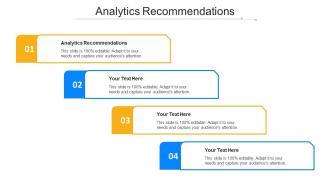 Analytics Recommendations Ppt Powerpoint Presentation Layouts Aids Cpb