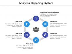 Analytics reporting system ppt powerpoint presentation outline gridlines cpb