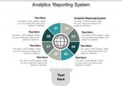 Analytics reporting system ppt powerpoint presentation summary master slide cpb