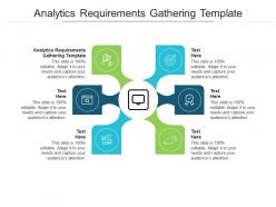 Analytics requirements gathering template ppt powerpoint presentation visual aids backgrounds cpb