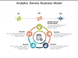 Analytics service business model ppt powerpoint presentation professional cpb