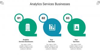 Analytics services businesses ppt powerpoint presentation model themes cpb