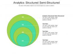 Analytics structured semi structured ppt powerpoint presentation infographics shapes cpb
