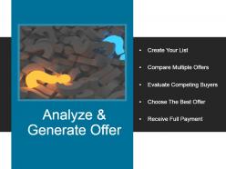 Analyze and generate offer example of ppt