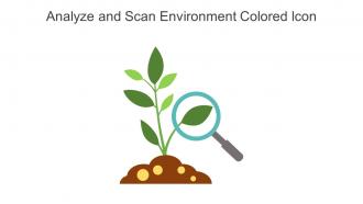 Analyze And Scan Environment Colored Icon In Powerpoint Pptx Png And Editable Eps Format