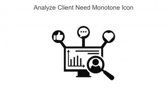 Analyze Client Need Monotone Icon In Powerpoint Pptx Png And Editable Eps Format