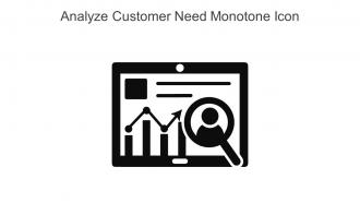 Analyze Customer Need Monotone Icon In Powerpoint Pptx Png And Editable Eps Format