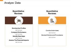Analyze data compare performance ppt powerpoint presentation outline vector