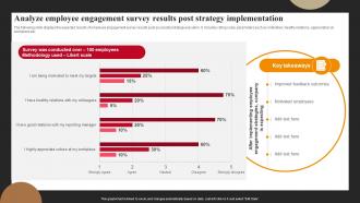 Analyze Employee Engagement Survey Results Post Successful Employee Engagement Action Planning