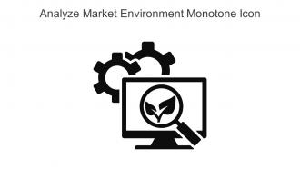 Analyze Market Environment Monotone Icon In Powerpoint Pptx Png And Editable Eps Format