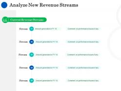 Analyze new revenue streams ppt powerpoint presentation show