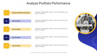 Analyze Portfolio Performance In Powerpoint And Google Slides Cpb