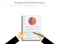 Analyze results business ppt slides