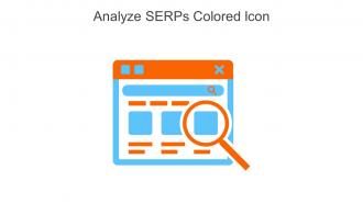 Analyze SERPs Colored Icon In Powerpoint Pptx Png And Editable Eps Format