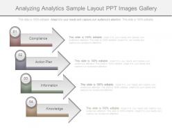 Analyzing analytics sample layout ppt images gallery