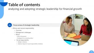 Analyzing And Adopting Strategic Leadership For Financial Growth Strategy CD V Appealing Graphical