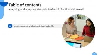 Analyzing And Adopting Strategic Leadership For Financial Growth Strategy CD V Adaptable Graphical