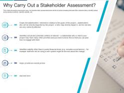 Analyzing and performing stakeholder assessment powerpoint presentation slides
