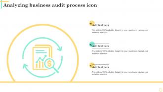 Analyzing Business Audit Process Icon