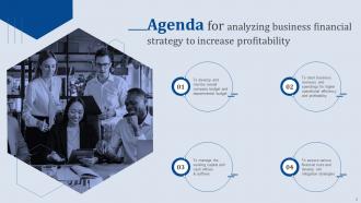 Analyzing Business Financial Strategy To Increase Profitability Powerpoint Presentation Slides Image Editable