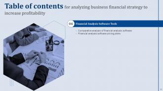 Analyzing Business Financial Strategy To Increase Profitability Powerpoint Presentation Slides Interactive Impactful